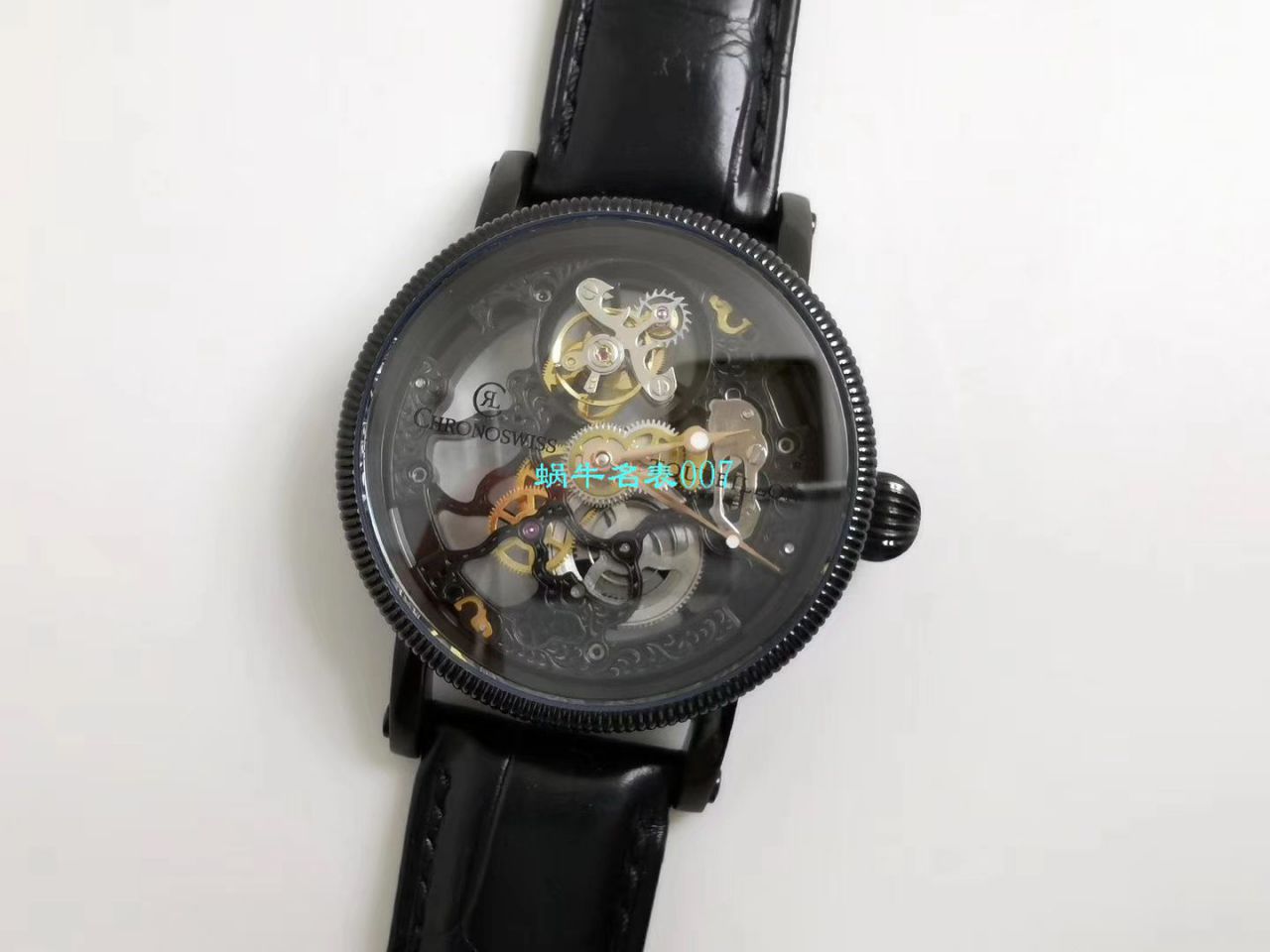 JB‌厂高仿瑞宝Chronoswiss镂空陀飞轮 腕表 / CHR01