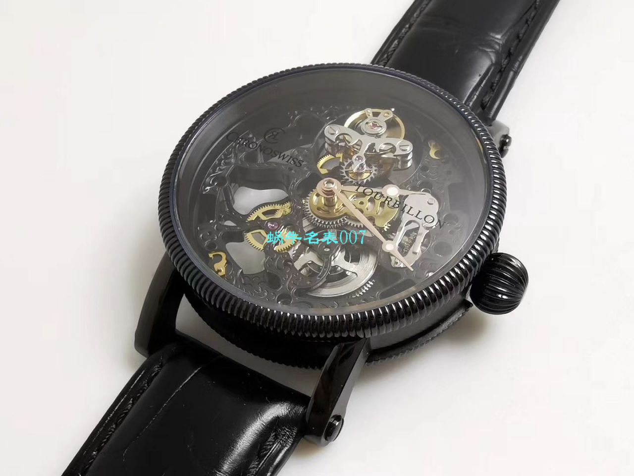 JB‌厂高仿瑞宝Chronoswiss镂空陀飞轮 腕表 / CHR01