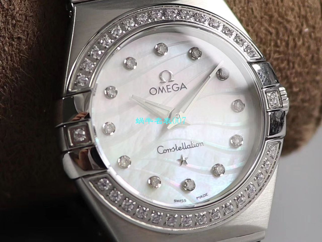 【8848厂官网复刻表】欧米茄女装星座小号24/27mm 超级版本2粒南非真钻镶嵌字面 / M661