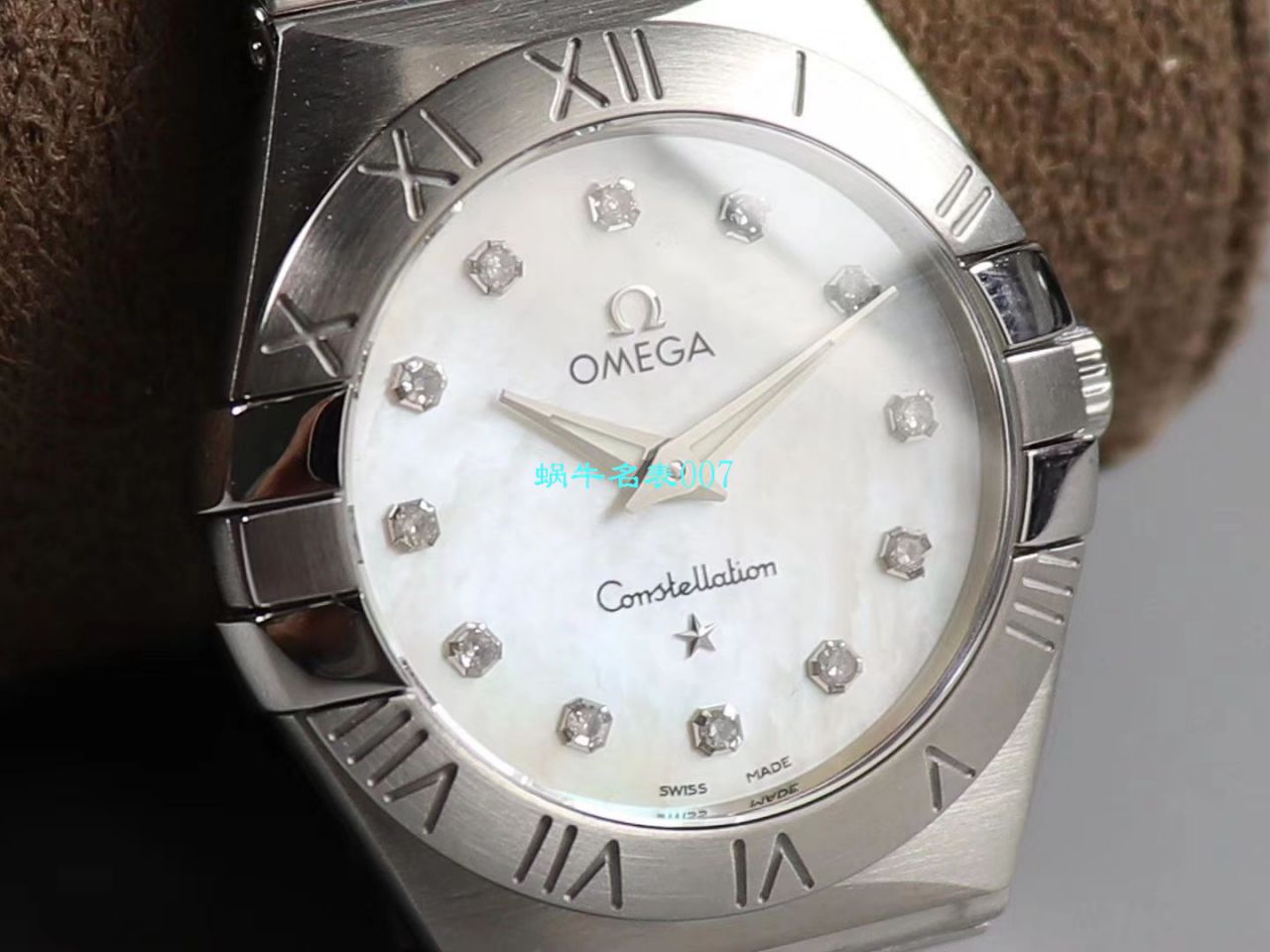 【8848厂官网复刻表】欧米茄女装星座小号24/27mm 超级版本2粒南非真钻镶嵌字面 / M661