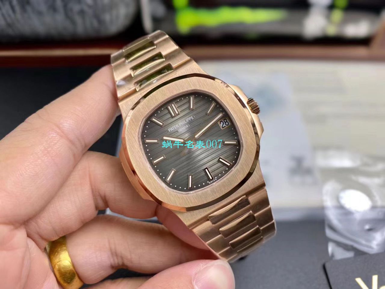 【PPF厂鹦鹉螺复刻高仿最好版本手表V2价格】百达翡丽运动系列5711/1R-001腕表 / BD253
