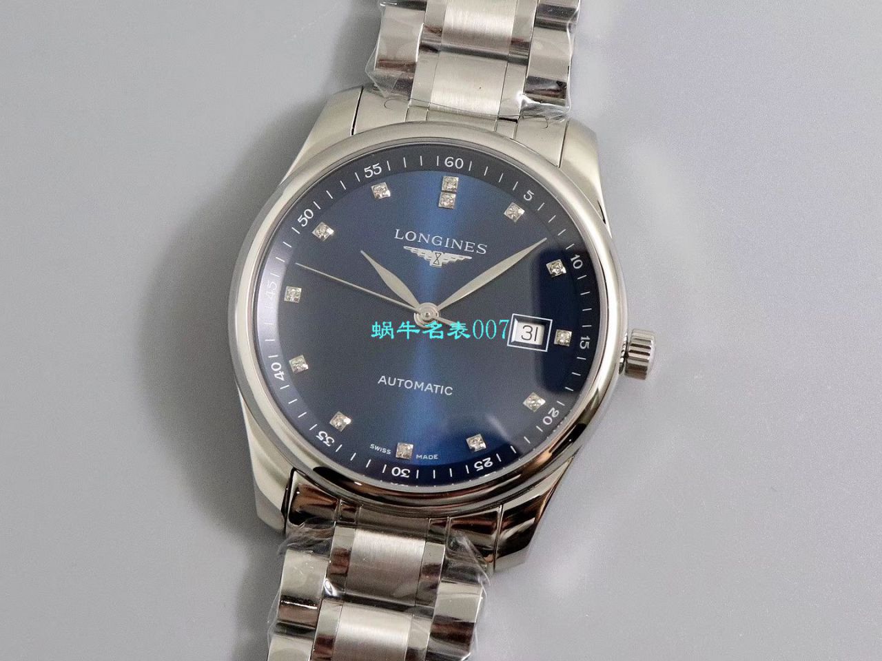 【V9厂名匠三针新款40mm三字位日历款顶级副本】顶级复刻高仿浪琴名匠系列L2.793.4.97.6腕表 / L138