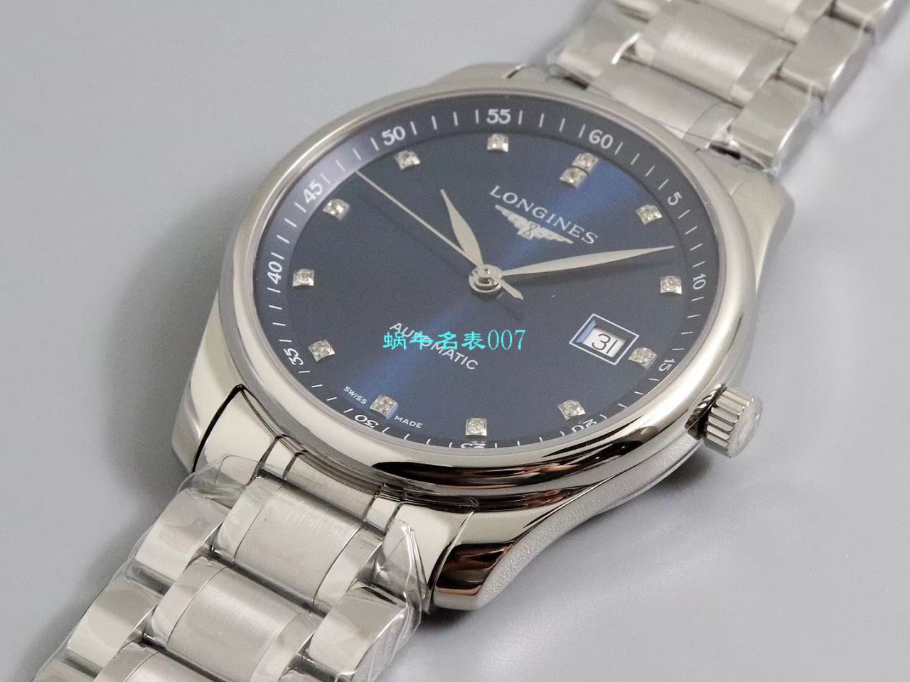 【V9厂名匠三针新款40mm三字位日历款顶级副本】顶级复刻高仿浪琴名匠系列L2.793.4.97.6腕表 / L138