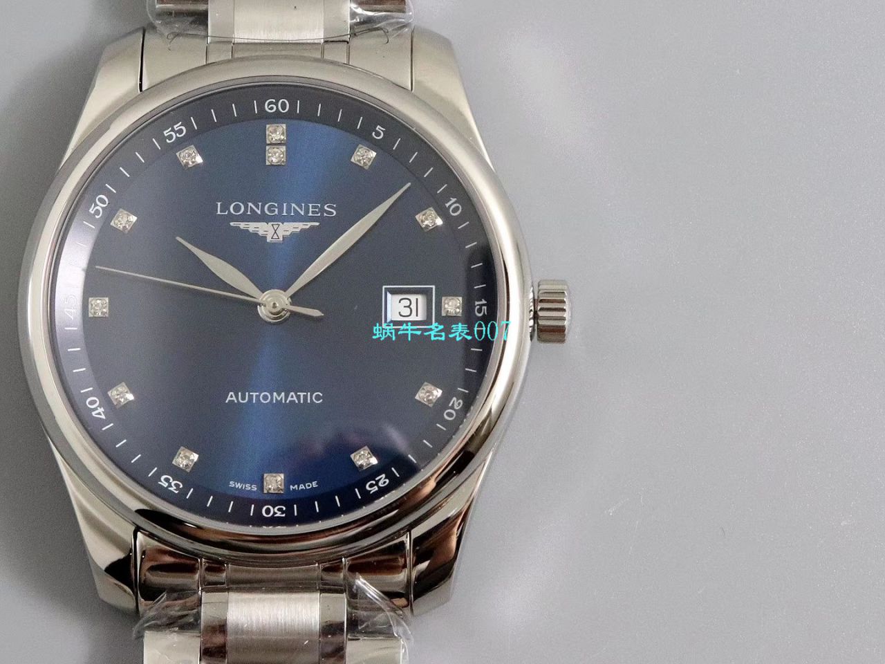 【V9厂名匠三针新款40mm三字位日历款顶级副本】顶级复刻高仿浪琴名匠系列L2.793.4.97.6腕表 / L138