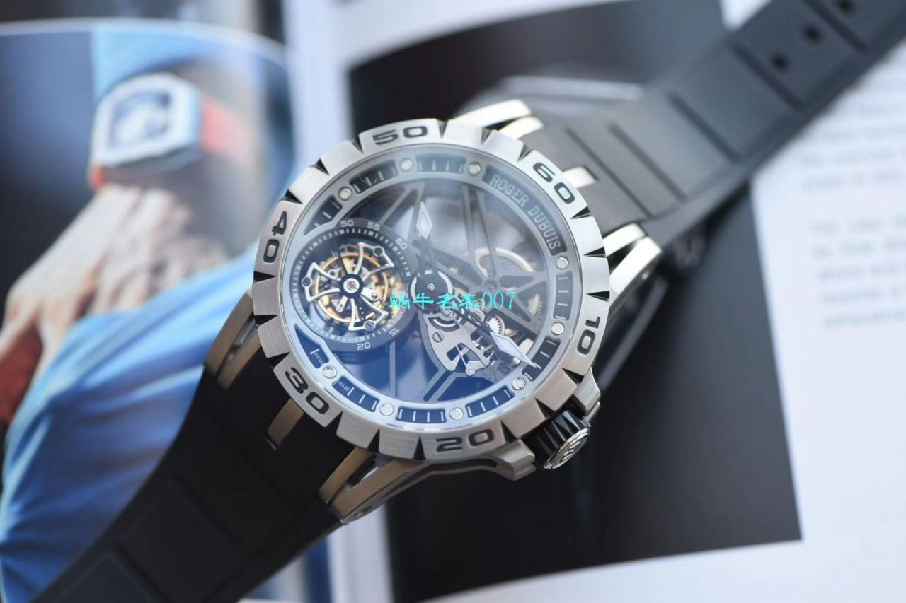 JB厂罗杰杜彼Excalibur Spidr（王者系列）顶级复刻高仿RDDBEX0545，RDDBEX0546，RDDBEX0479陀飞轮腕表 / LJ057