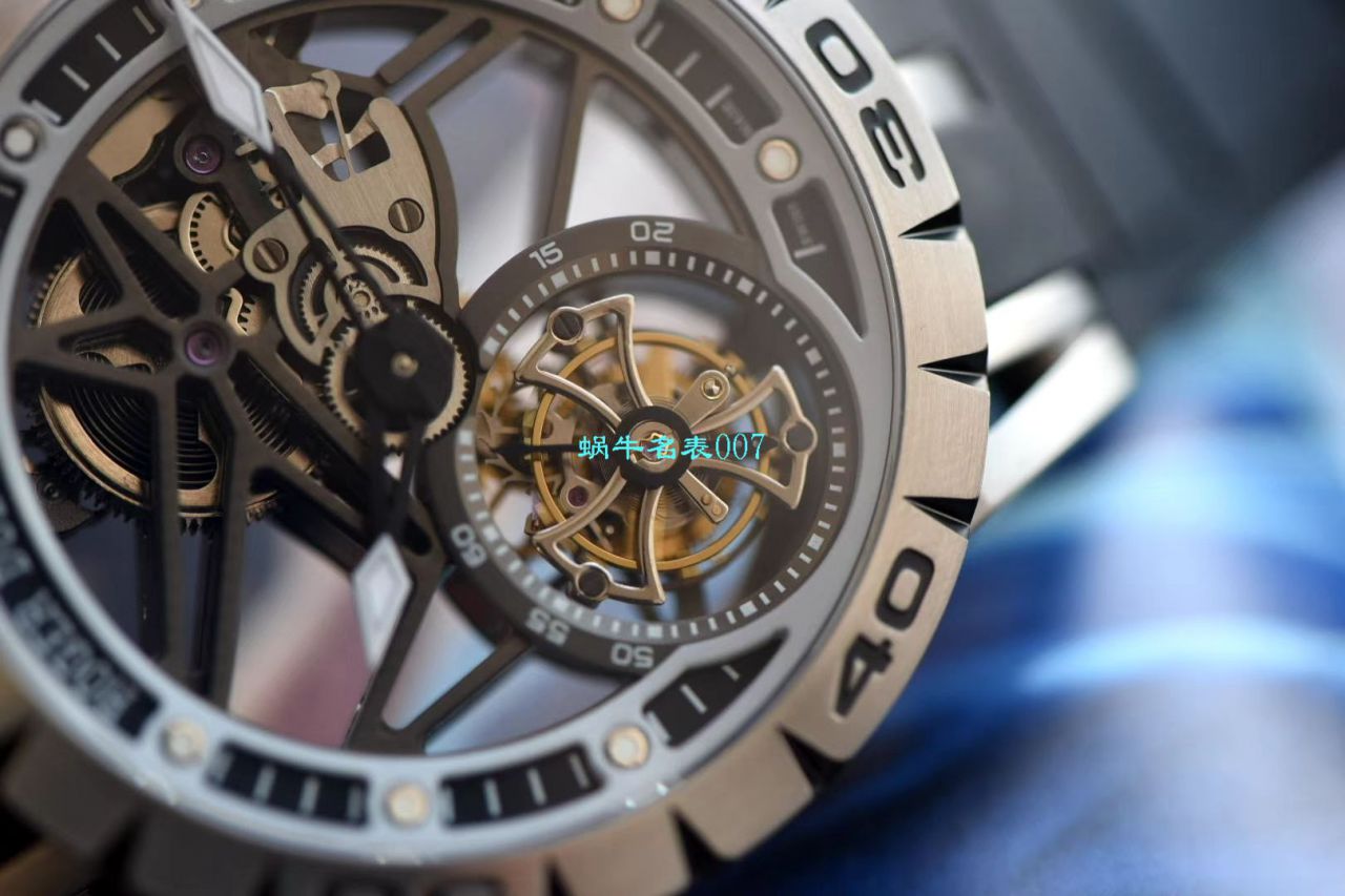 JB厂罗杰杜彼Excalibur Spidr（王者系列）顶级复刻高仿RDDBEX0545，RDDBEX0546，RDDBEX0479陀飞轮腕表 / LJ057