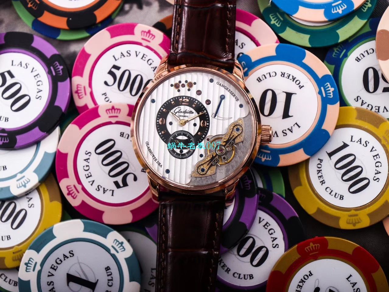 【TZ厂超A精高仿手表】格拉苏蒂原创偏心系列1-91-02-01-05-30腕表 / GLA058