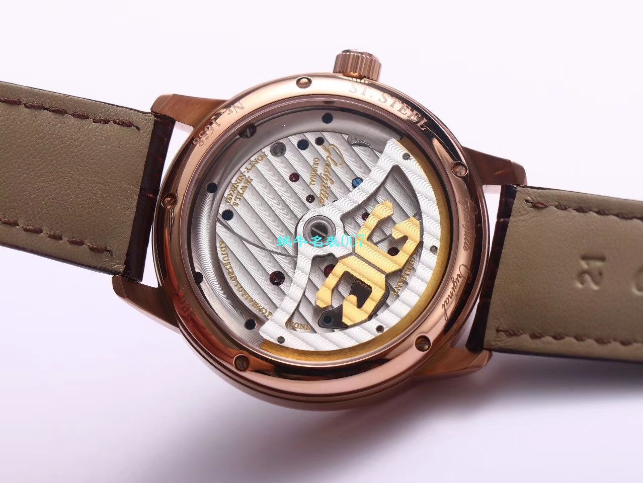 【TZ厂超A精高仿手表】格拉苏蒂原创偏心系列1-91-02-01-05-30腕表 / GLA058