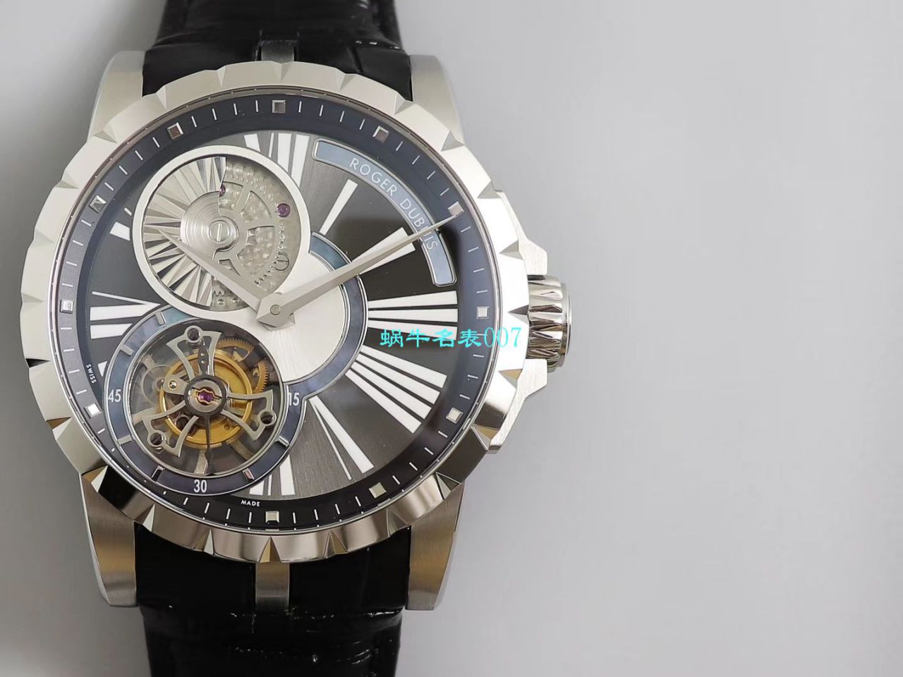【BBR厂官网复刻表】罗杰杜彼EXCALIBUR（王者系列）系列陀飞轮RDDBEX0261，RDDBEX0285腕表 / LJ061