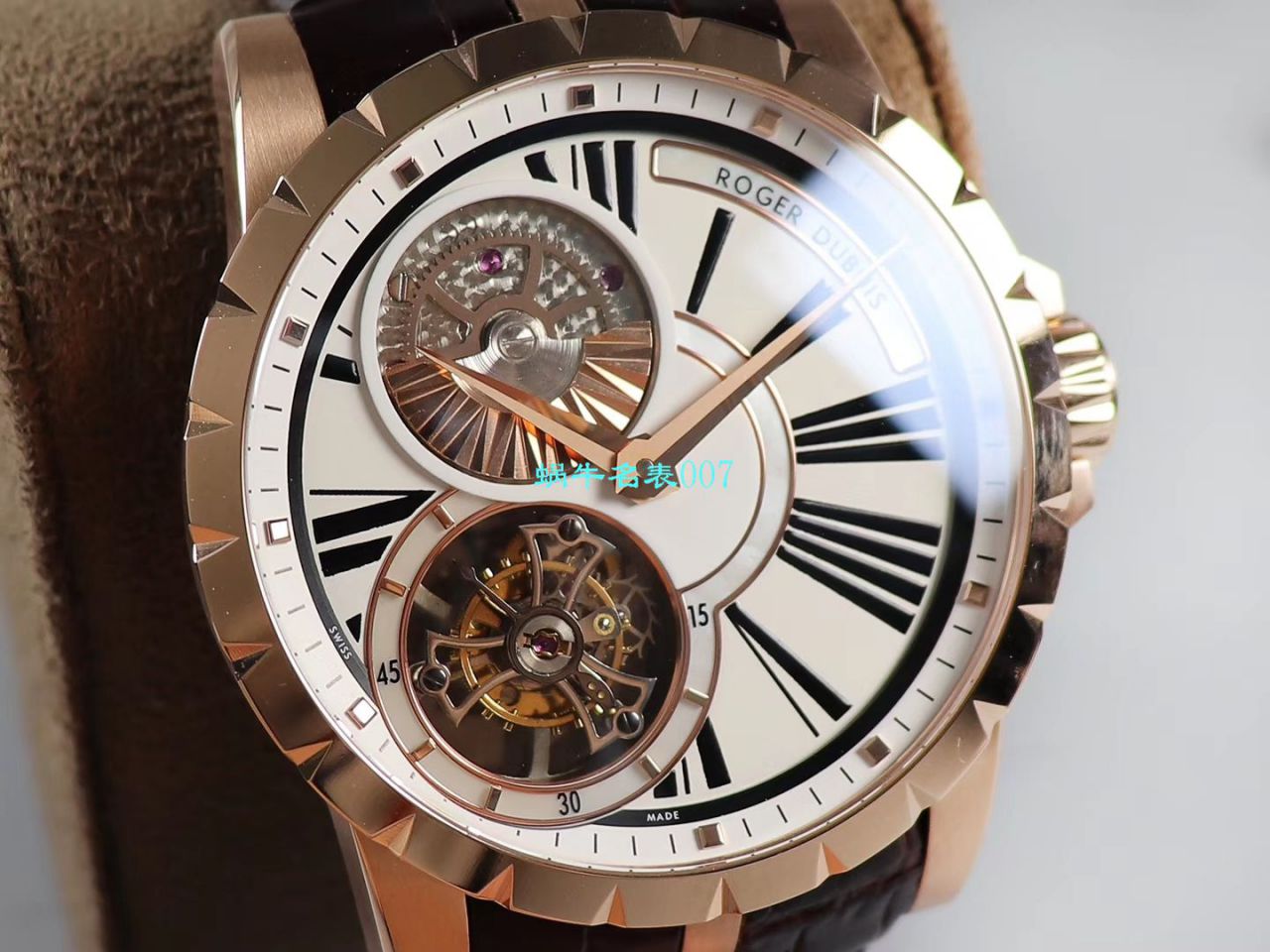 【BBR厂官网复刻表】罗杰杜彼EXCALIBUR（王者系列）系列陀飞轮RDDBEX0261，RDDBEX0285腕表 / LJ061