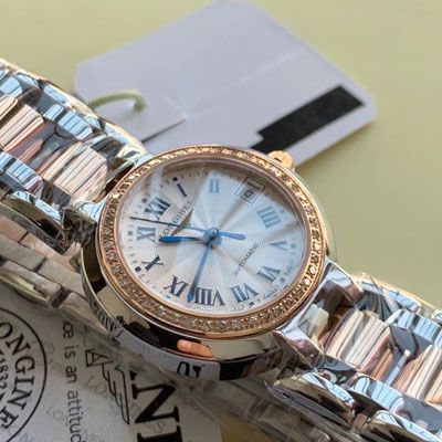 【高端定制、原单真钻女表】浪琴 PRIMALUNA心月系列L8.111.5.79.6腕表