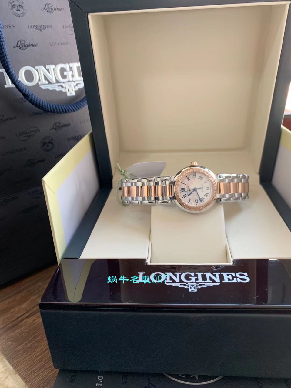 【高端定制、原单真钻女表】浪琴 PRIMALUNA心月系列L8.111.5.79.6腕表 / L150