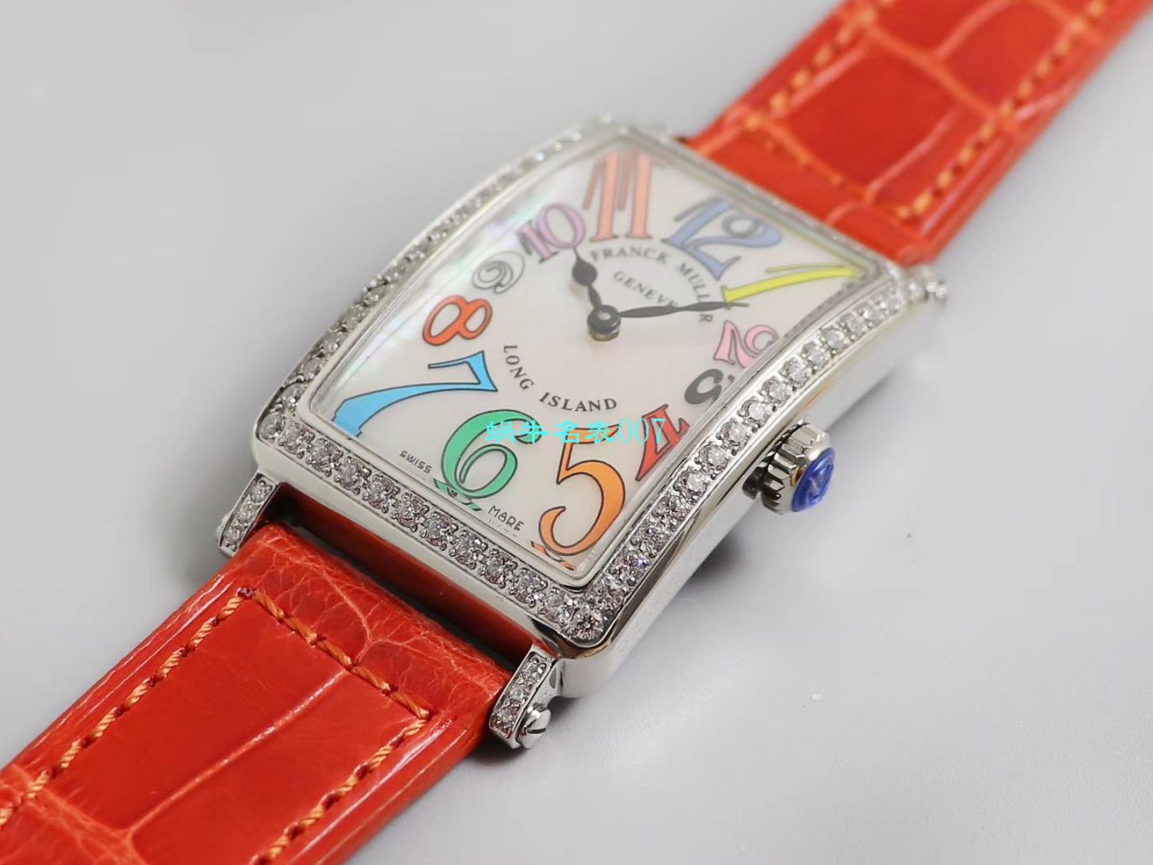 【台湾厂顶级复刻高仿女表】法兰克穆勒长岛LONG ISLAND 系列952 QZ D腕表 / FL066