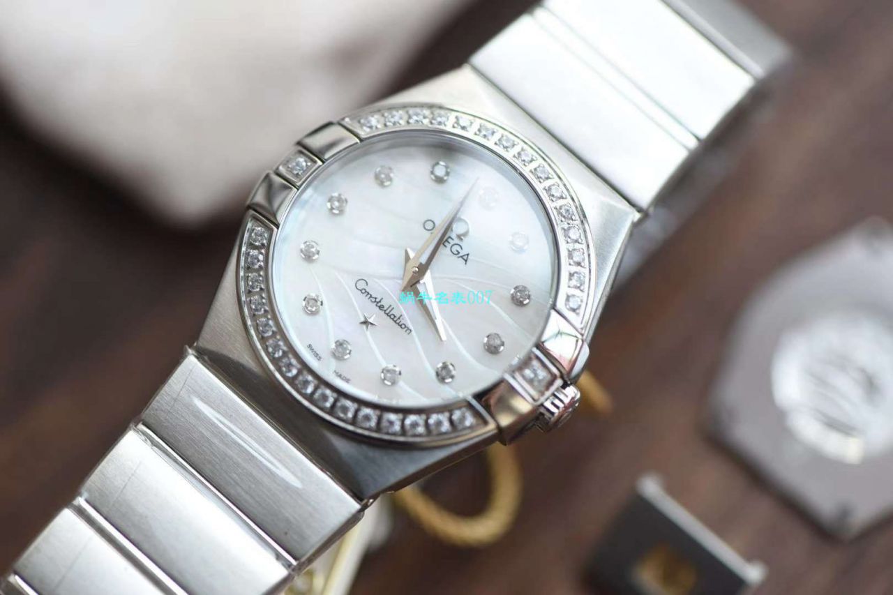 【8848厂超A精仿手表】欧米茄星座女装24、27毫米123.20.27.60.55.001腕表 / M663