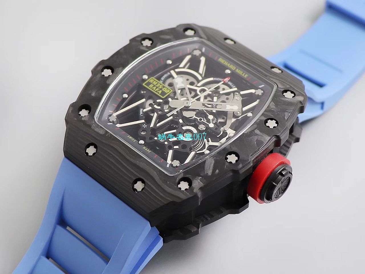 【台湾KV厂复刻最强顶级版本表】全新理查德米勒 RM035最强进口原纹碳纤维＂V3＂升级版 / KV03502V3