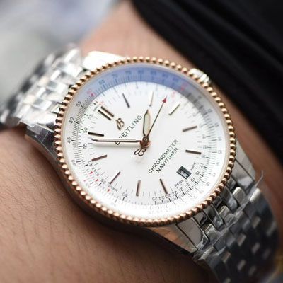 【视频评测】KOR厂出品复刻表，百年灵航空计时38mm 中性size高仿 U17325211G1A1男女均可佩戴