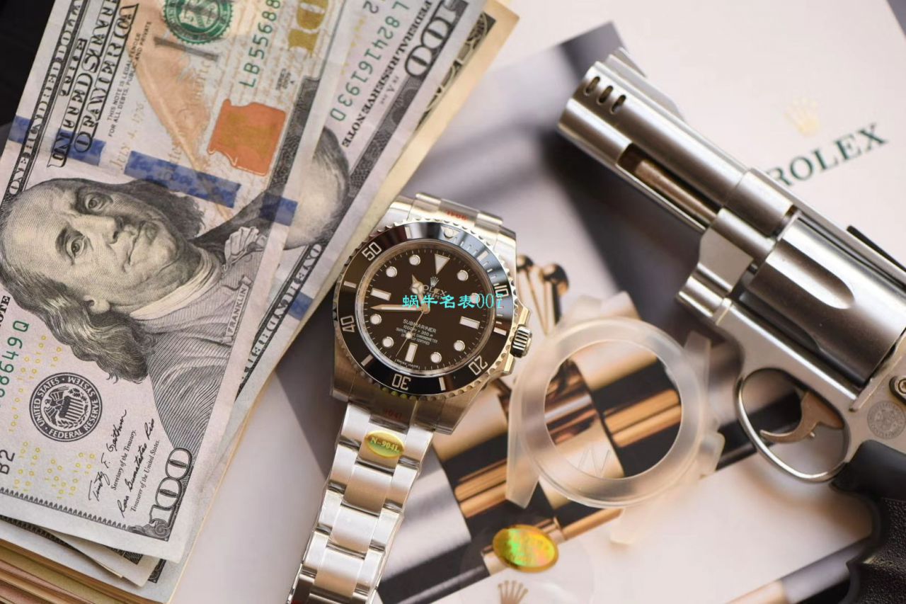 【视频评测N厂V10版本无历黑水鬼价格】劳力士Rolex潜航者型复刻高仿114060-97200 腕表 / R276