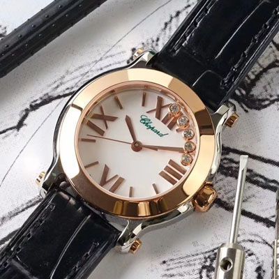 【ZF厂复刻高仿女表】萧邦HAPPY DIAMONDS系列278509-6001，278509-3001腕表