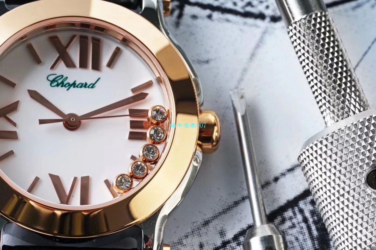 【ZF厂复刻高仿女表】萧邦HAPPY DIAMONDS系列278509-6001，278509-3001腕表 / XB053