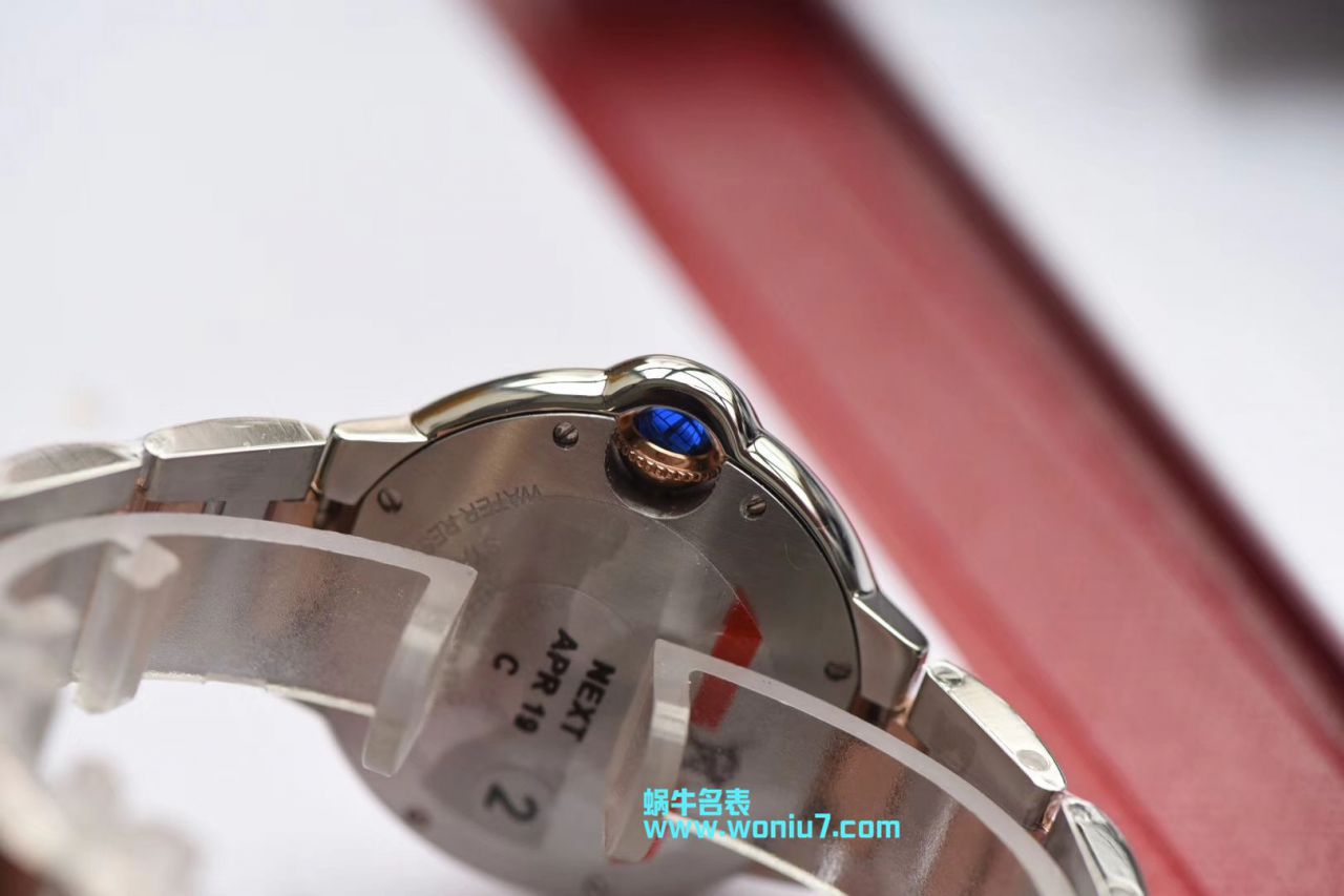 【视频评测V6厂官网高仿复刻蓝气球多少钱】卡地亚蓝气球系列W3BB0002女表33MM / K176D