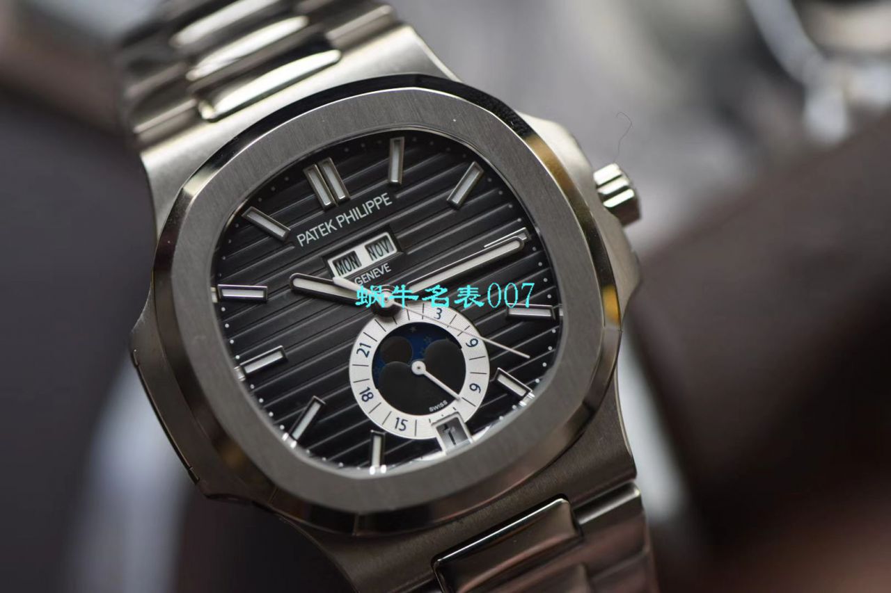 【GR厂官网复刻高仿鹦鹉螺手表】百达翡丽运动优雅系列5726/1A-014腕表 / BD259