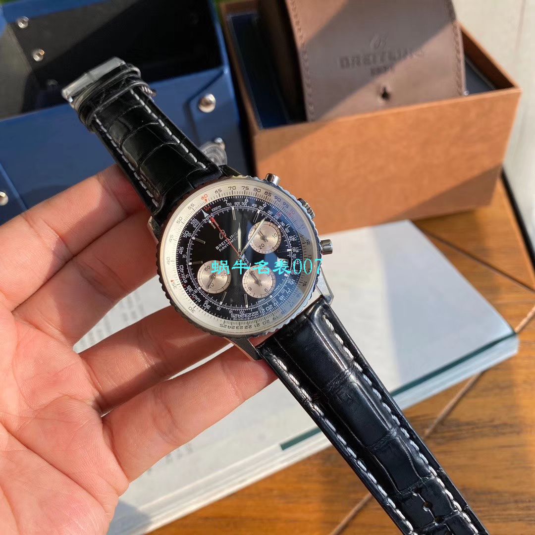 【渠道原单百年经典！】百年灵航空计时1B01计时腕表43系列AB0121211B1A1腕表 / BL137