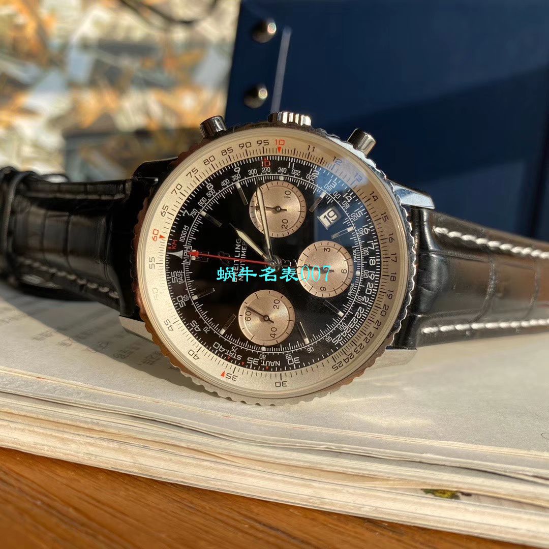 【渠道原单百年经典！】百年灵航空计时1B01计时腕表43系列AB0121211B1A1腕表 / BL137