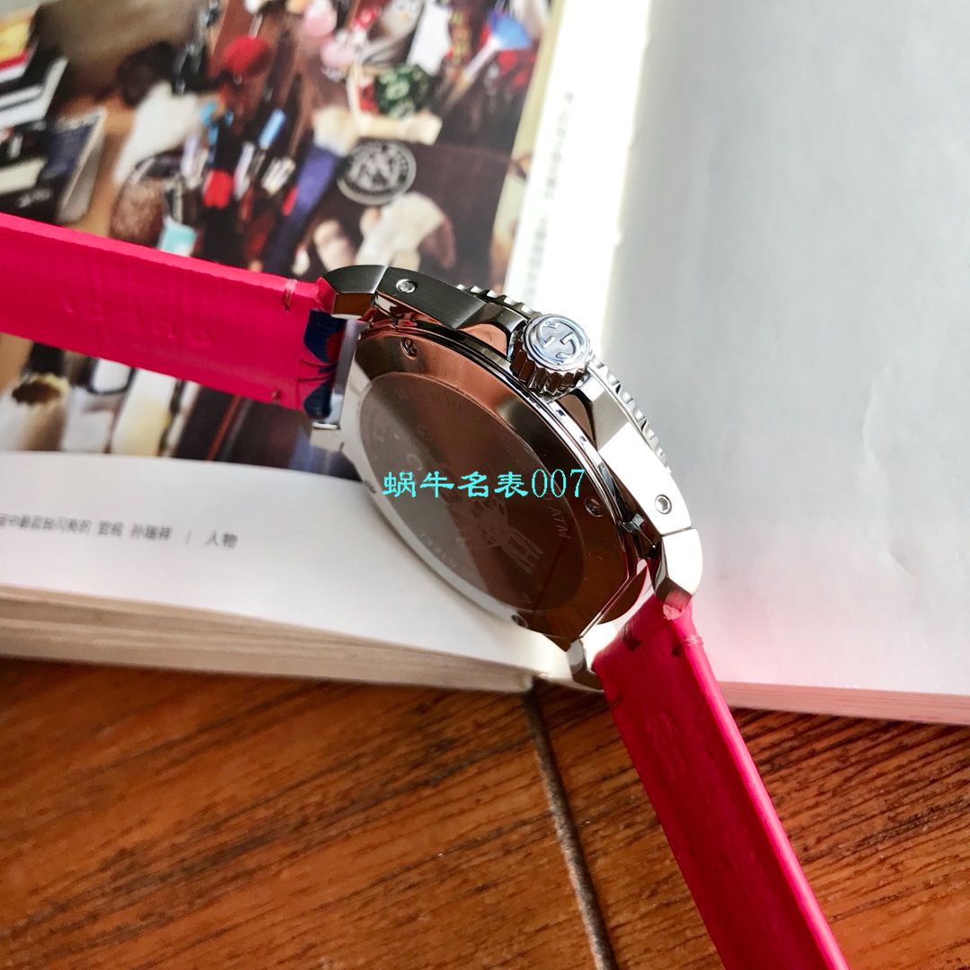 硬货来袭渠道原单，独家Gucci骚粉面水鬼新款腕表！40MM 男女均可戴 / GUCCIKK20
