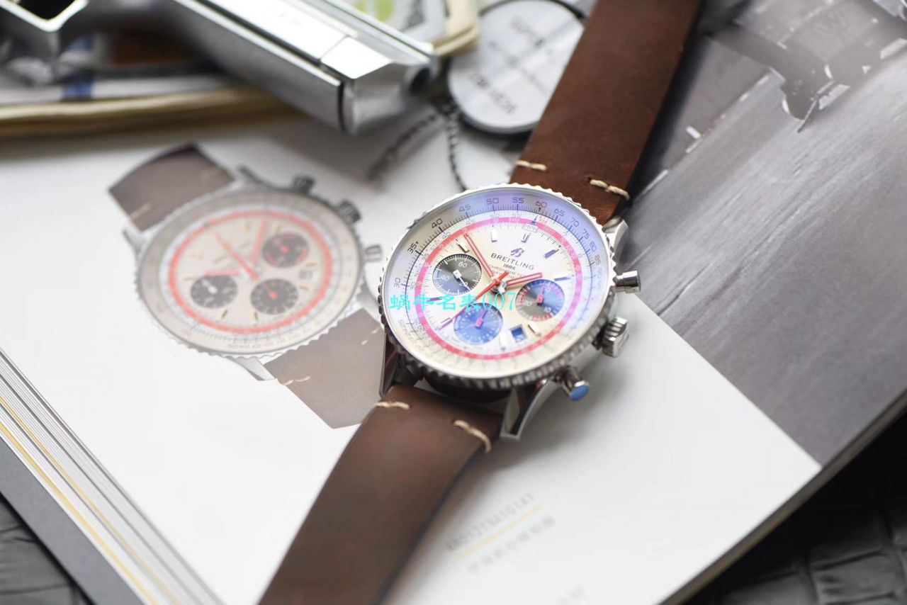 【V9厂官网复刻手表】百年灵航空计时1 B01计时腕表高仿43SWISSAIR瑞士航空特别版系列 AB01211B1B1X1腕表 / BL132