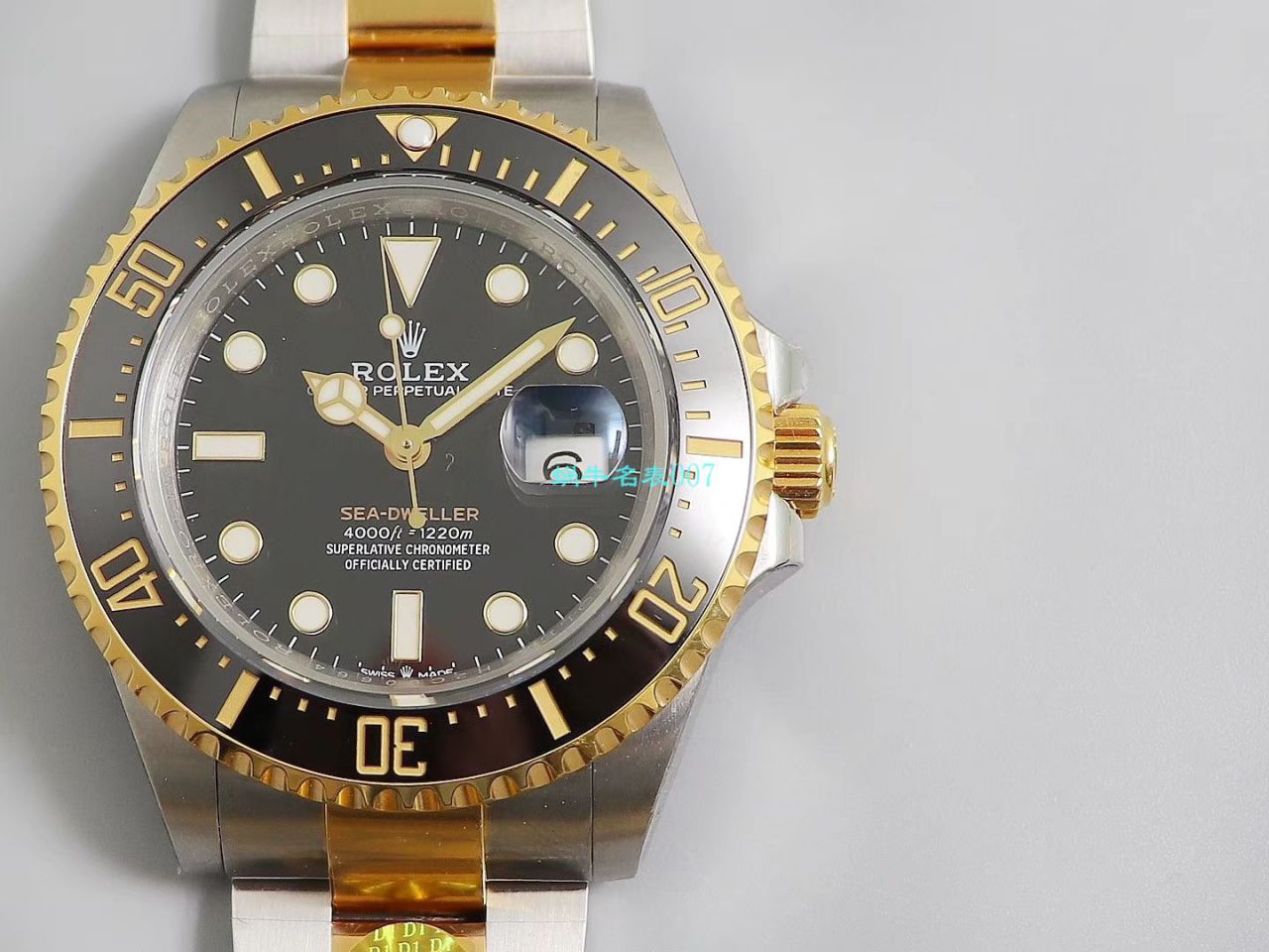 【D1厂最强包金王单黄复刻高仿表】劳力士海使型系列m126603-0001腕表 / R527