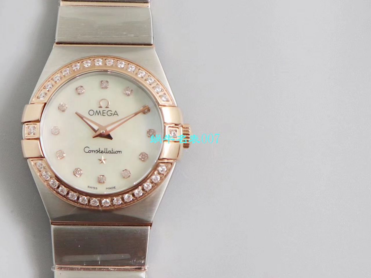 【8848厂官网复刻表】欧米茄女装星座小号24/27mm 超级版本2粒南非真钻镶嵌字面 / M661