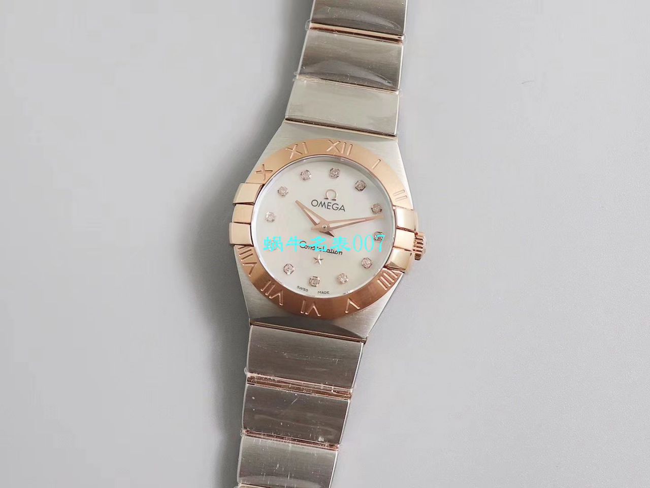 【8848厂官网复刻表】欧米茄女装星座小号24/27mm 超级版本2粒南非真钻镶嵌字面 / M661