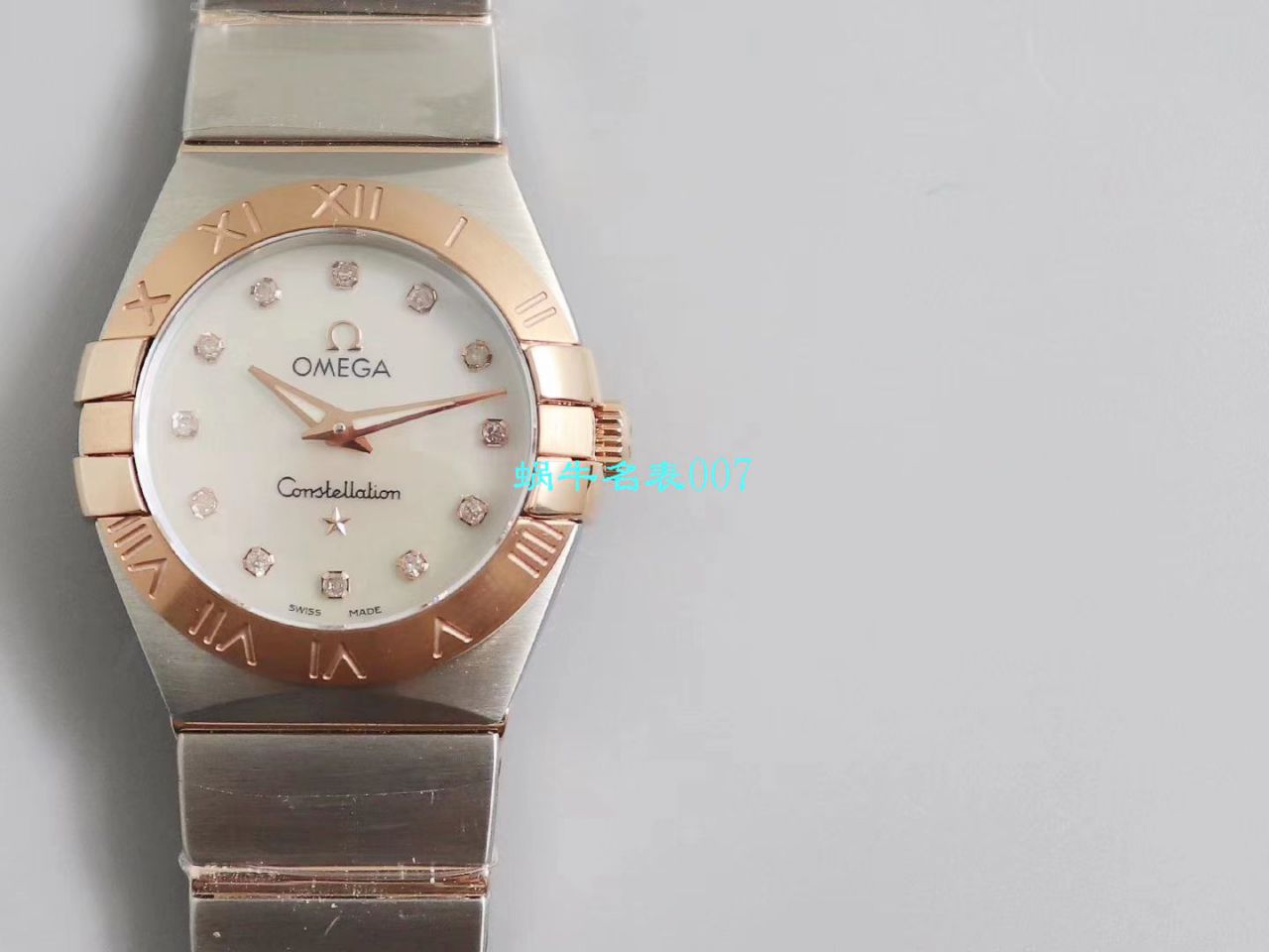 【8848厂官网复刻表】欧米茄女装星座小号24/27mm 超级版本2粒南非真钻镶嵌字面 / M661