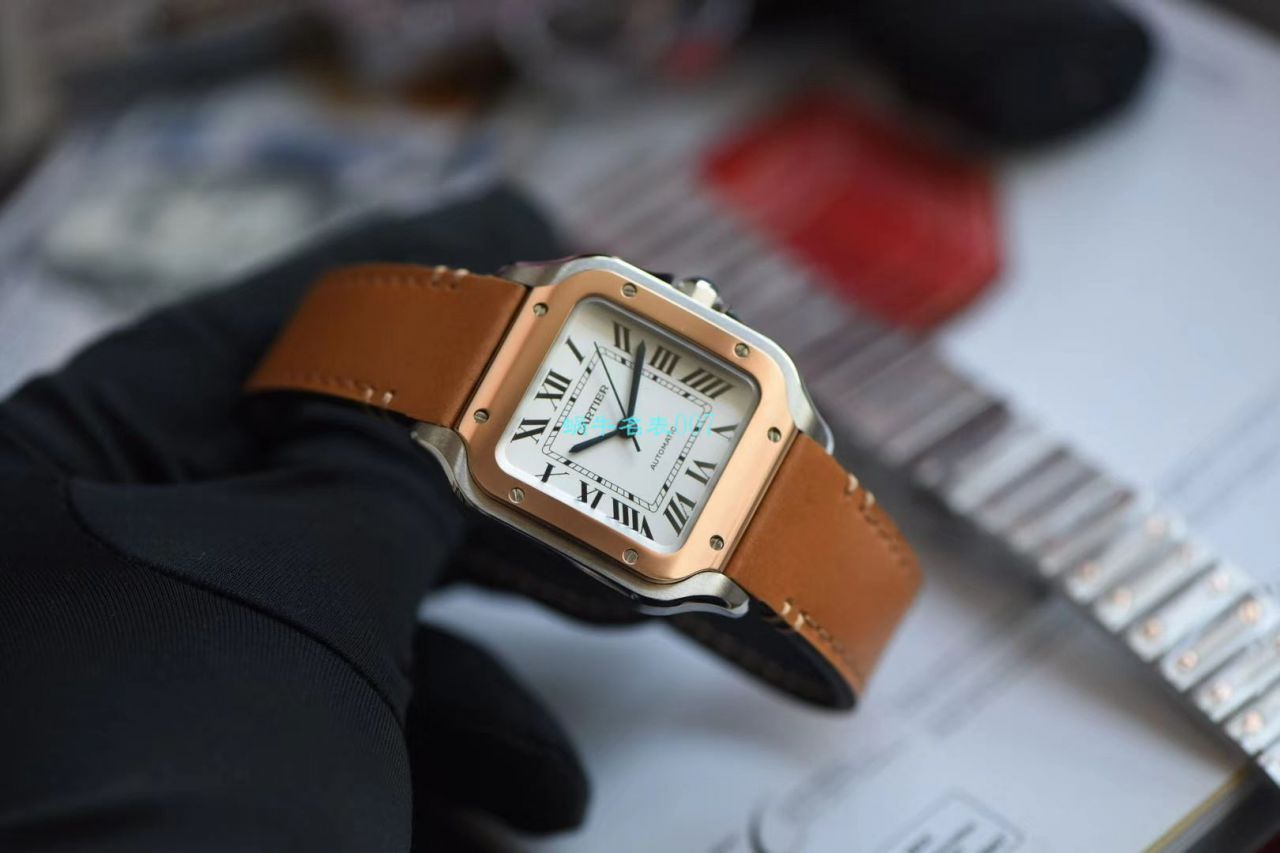 【V6厂官网超A高仿手表】卡地亚山度士系列W2SA0007（中号）腕表 / K239