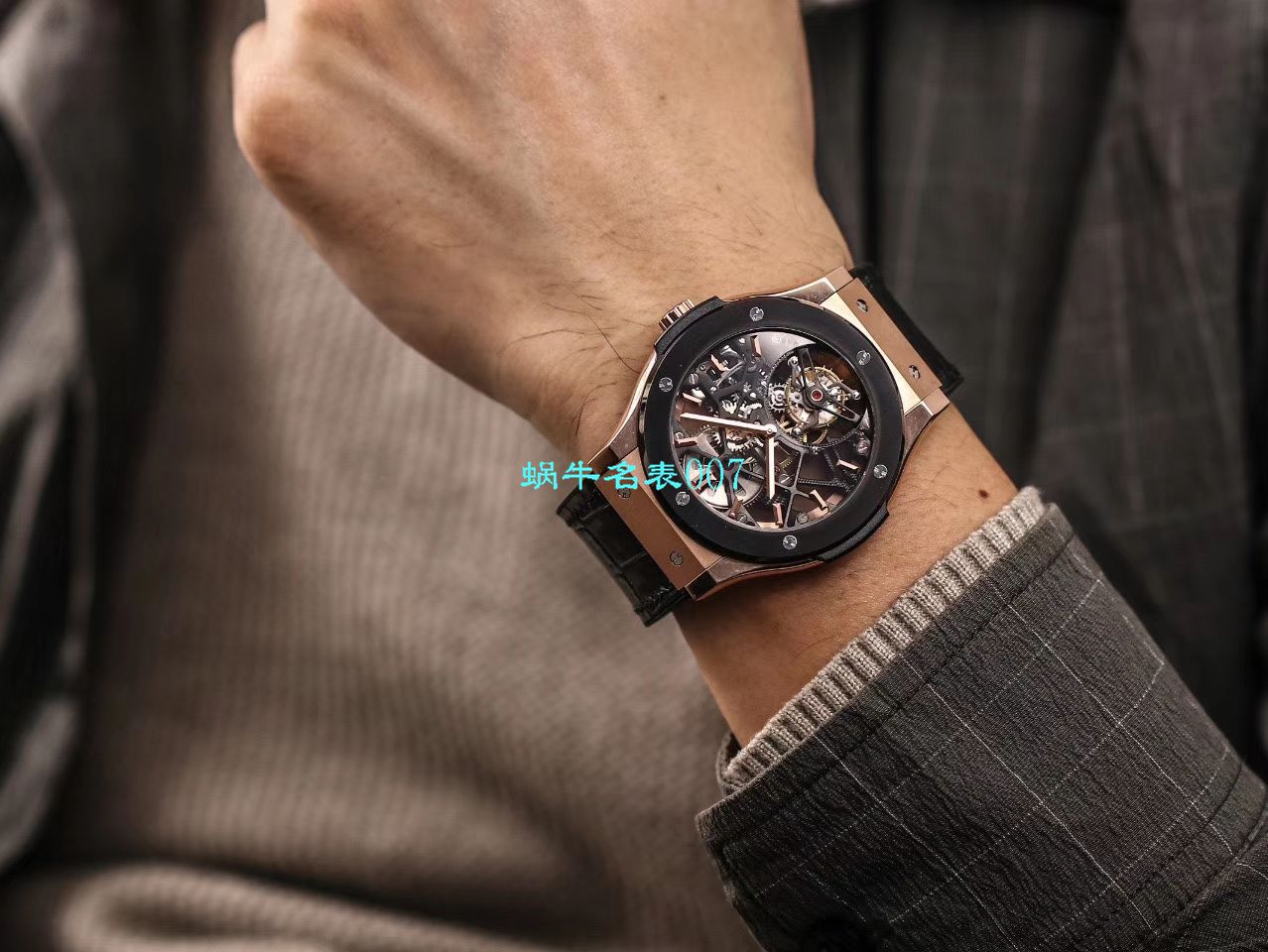 JB厂宇舶经典融合陀飞轮复刻高仿表505 OX 0180 LR 0904，505.OX.0180.LR.1904，505.OX.0180.LR，505.TX.0170.LR腕表 / YUB077