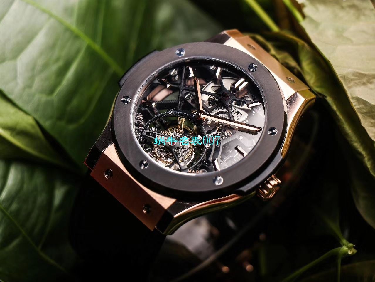 JB厂宇舶经典融合陀飞轮复刻高仿表505 OX 0180 LR 0904，505.OX.0180.LR.1904，505.OX.0180.LR，505.TX.0170.LR腕表 / YUB077