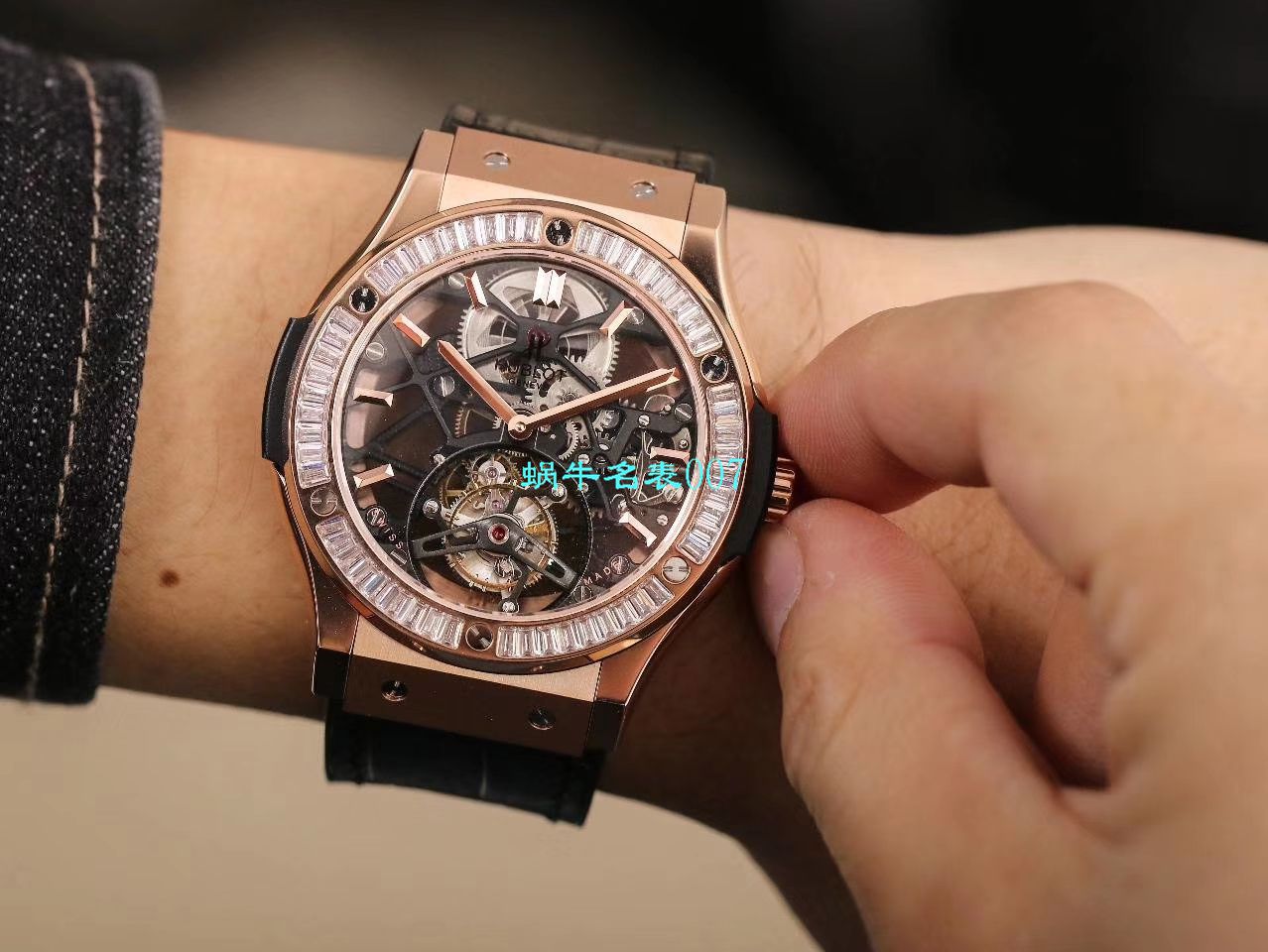 JB厂宇舶经典融合陀飞轮复刻高仿表505 OX 0180 LR 0904，505.OX.0180.LR.1904，505.OX.0180.LR，505.TX.0170.LR腕表 / YUB077