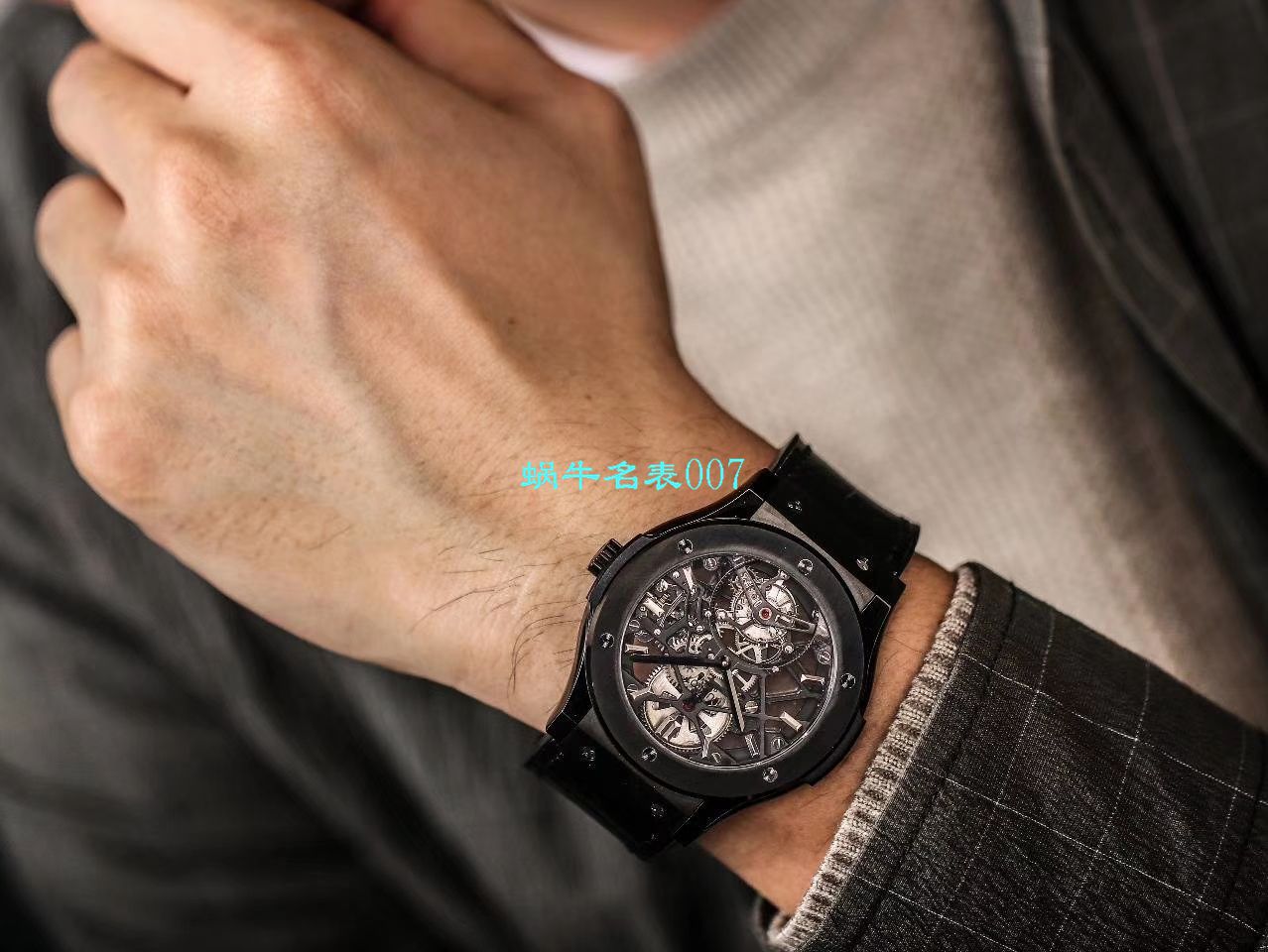 JB厂宇舶经典融合陀飞轮复刻高仿表505 OX 0180 LR 0904，505.OX.0180.LR.1904，505.OX.0180.LR，505.TX.0170.LR腕表 / YUB077