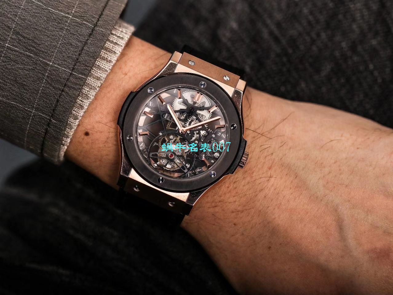 JB厂宇舶经典融合陀飞轮复刻高仿表505 OX 0180 LR 0904，505.OX.0180.LR.1904，505.OX.0180.LR，505.TX.0170.LR腕表 / YUB077