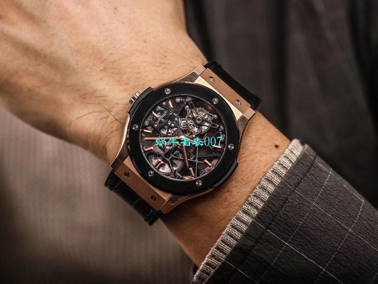 JB厂宇舶经典融合陀飞轮复刻高仿表505 OX 0180 LR 0904，505.OX.0180.LR.1904，505.OX.0180.LR，505.TX.0170.LR腕表 / YUB077