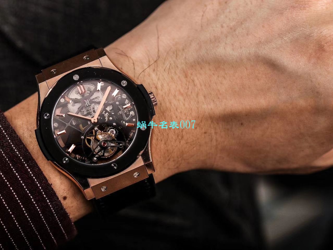 JB厂宇舶经典融合陀飞轮复刻高仿表505 OX 0180 LR 0904，505.OX.0180.LR.1904，505.OX.0180.LR，505.TX.0170.LR腕表 / YUB077