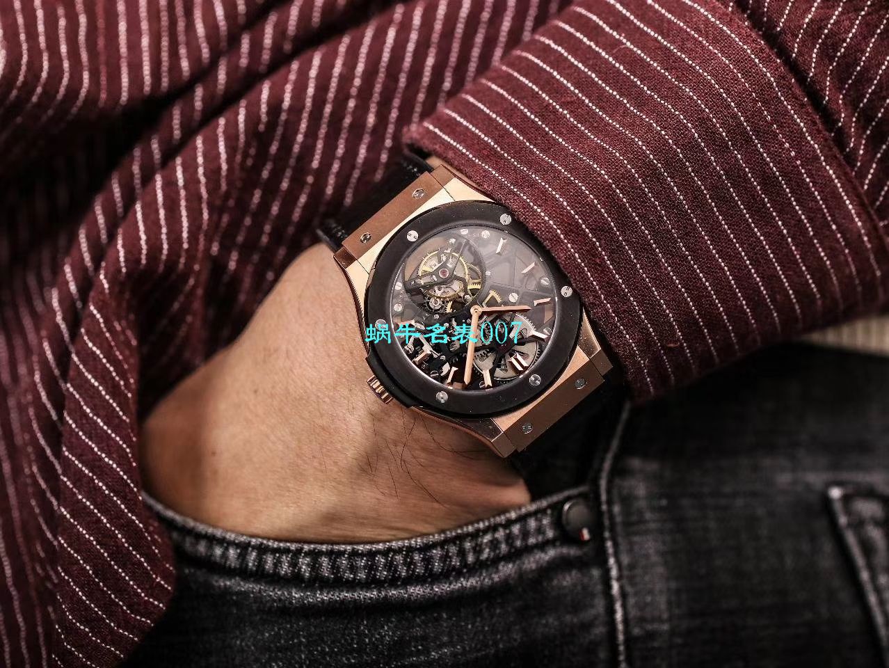 JB厂宇舶经典融合陀飞轮复刻高仿表505 OX 0180 LR 0904，505.OX.0180.LR.1904，505.OX.0180.LR，505.TX.0170.LR腕表 / YUB077