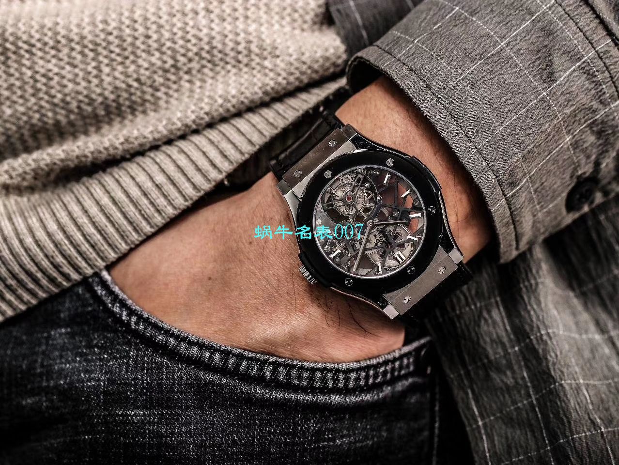 JB厂宇舶经典融合陀飞轮复刻高仿表505 OX 0180 LR 0904，505.OX.0180.LR.1904，505.OX.0180.LR，505.TX.0170.LR腕表 / YUB077