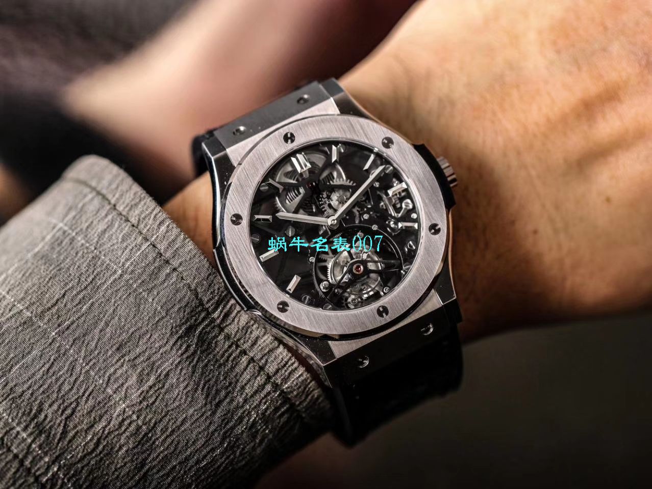 JB厂宇舶经典融合陀飞轮复刻高仿表505 OX 0180 LR 0904，505.OX.0180.LR.1904，505.OX.0180.LR，505.TX.0170.LR腕表 / YUB077