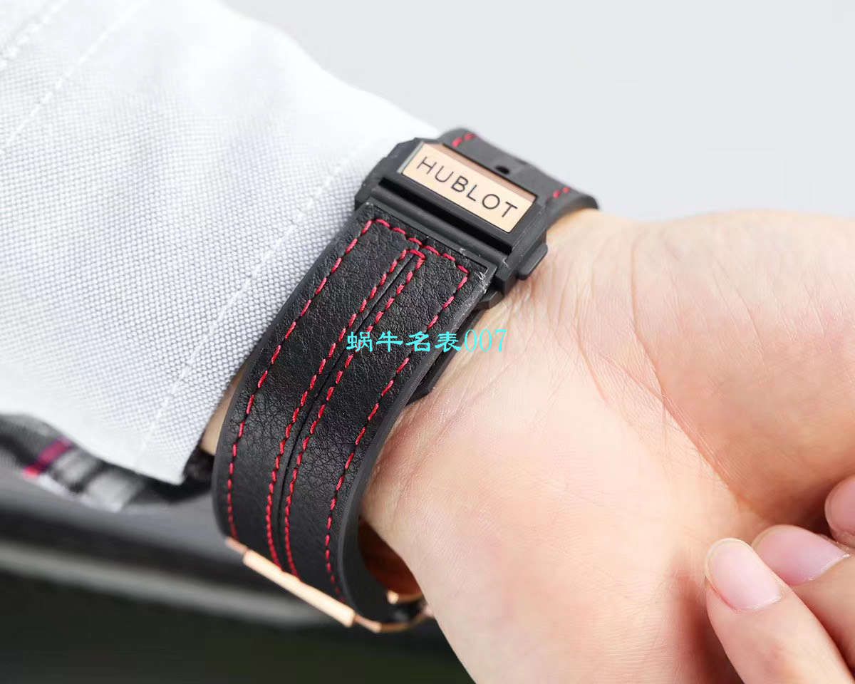 V6厂王金降临顶级复刻宇舶法拉利Hublot  Ferrari Titanium F7系列401.OQ.0123.VR腕表 / YUB078V6