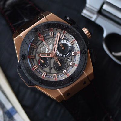 视频评测V6厂宇舶法拉利复刻表Hublot  703.OM.6912.HR.FMC12 King Power Great Britain Limited Edition