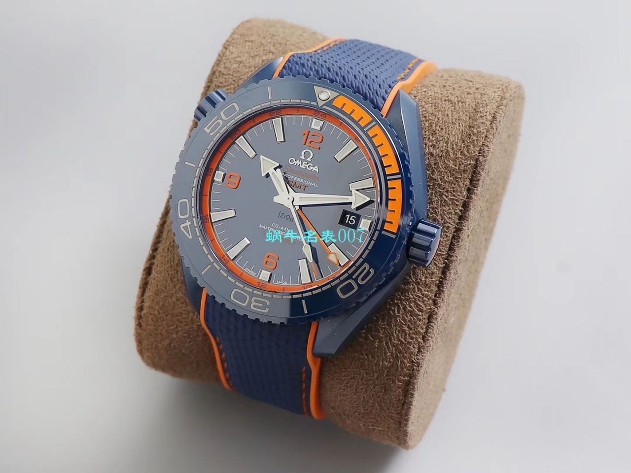 VS厂碧海之蓝欧米茄海马GMT海洋宇宙45.5毫米顶级复刻高仿215.92.46.22.03.001腕表 / M669