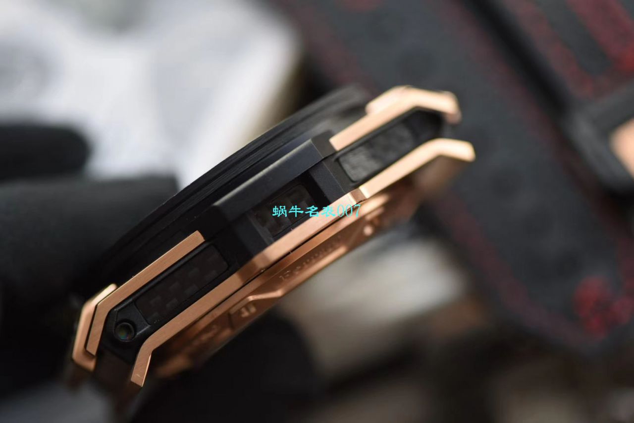 V6厂王金降临顶级复刻宇舶法拉利Hublot  Ferrari Titanium F7系列401.OQ.0123.VR腕表 / YUB078V6