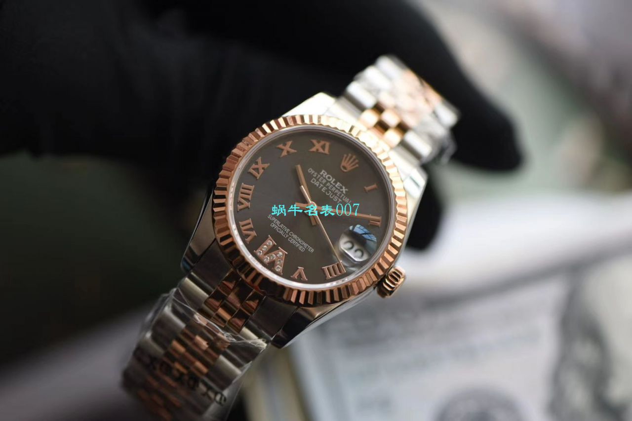 台湾厂顶级复刻高仿劳力士女装日志型31毫米系列178271腕表 / R530
