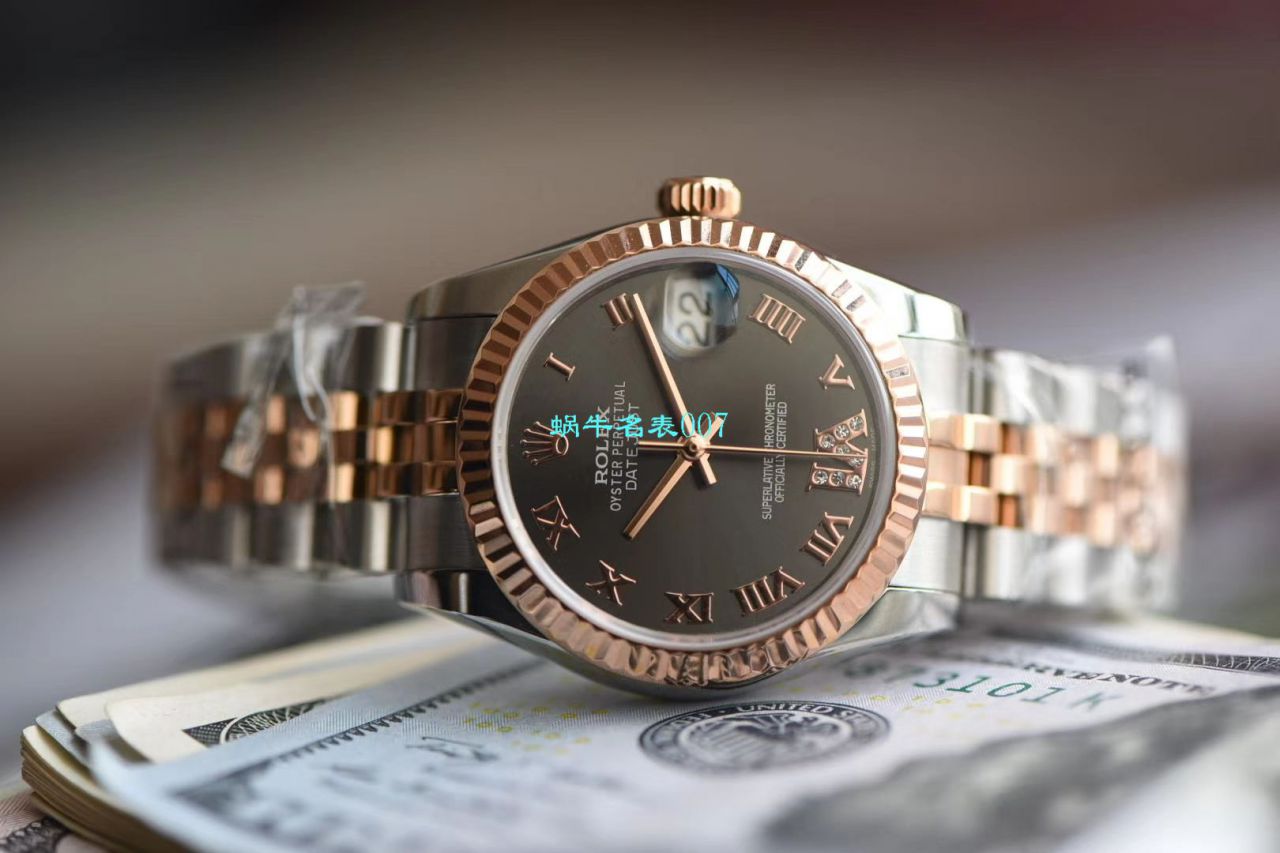 台湾厂顶级复刻高仿劳力士女装日志型31毫米系列178271腕表 / R530